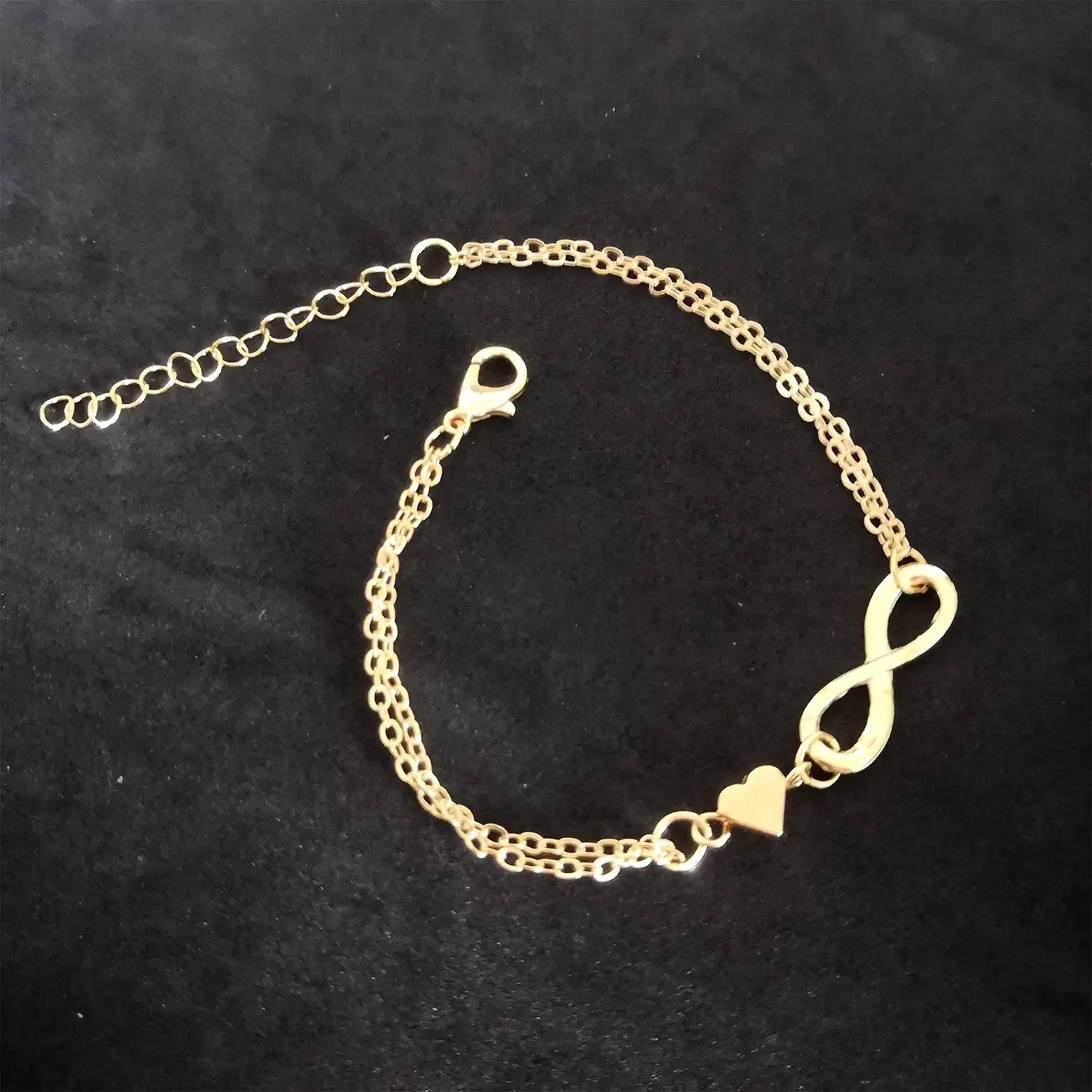 Mode nummer 8 hjärta combo armband