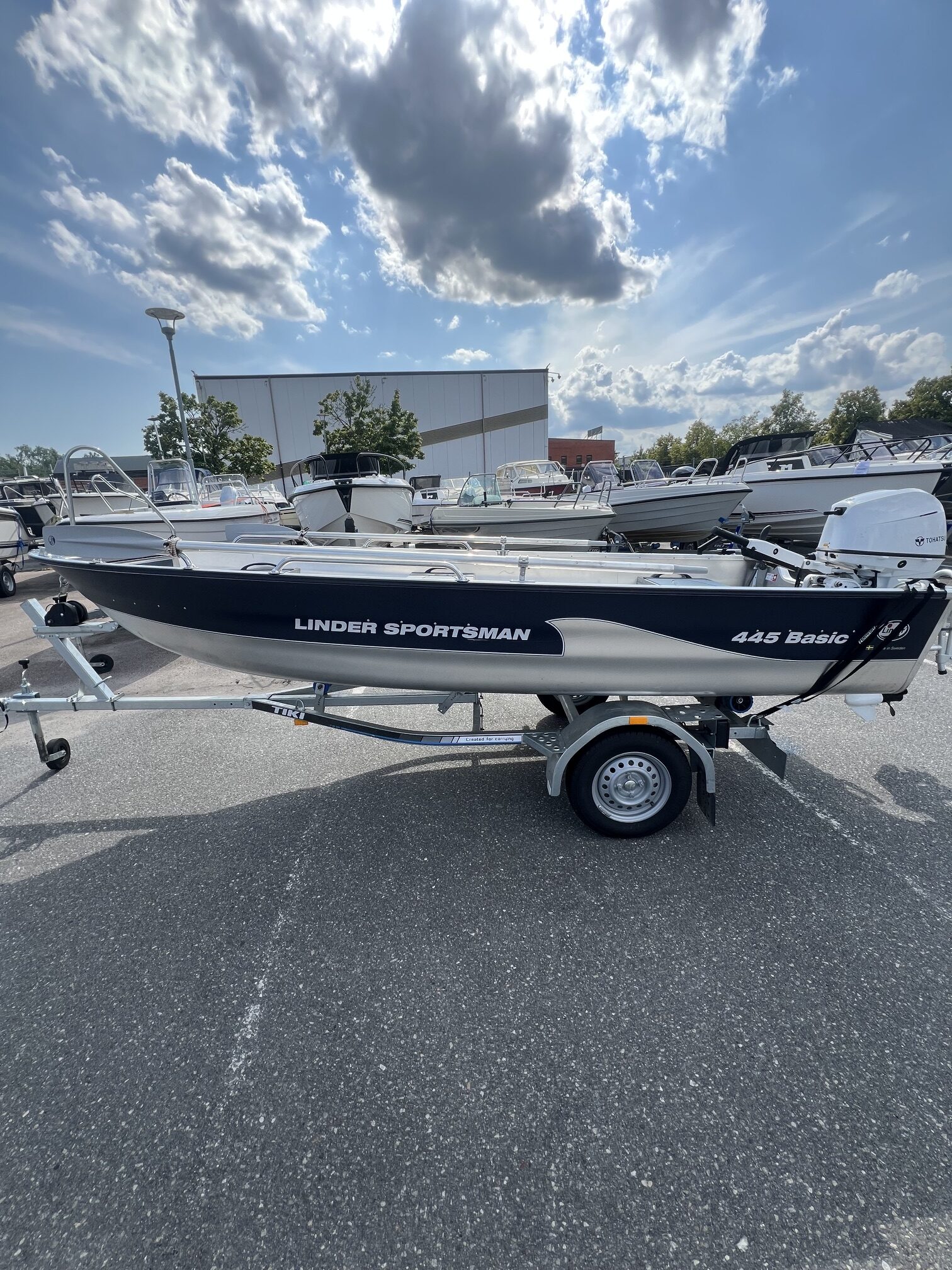 Linder 445 sportsman basic + Tohatsu 30 WETL