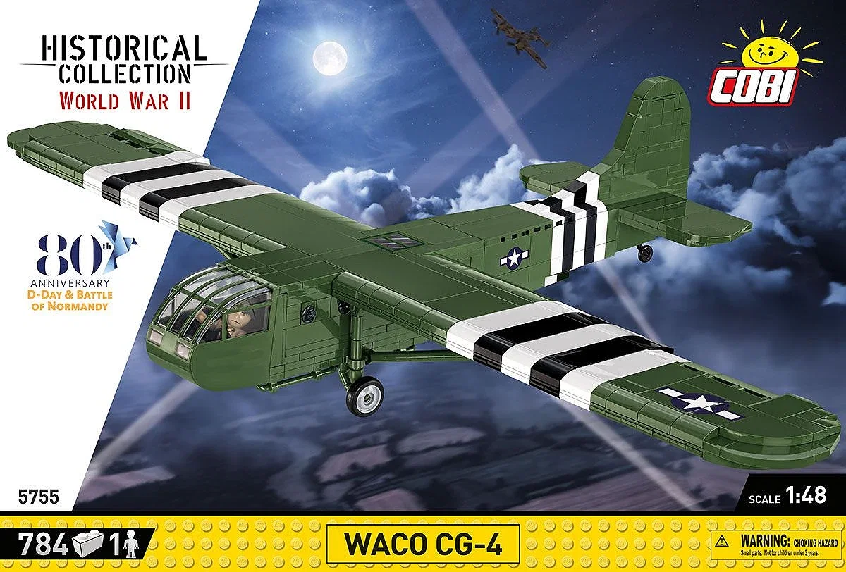 COBI-5755 Waco CG-4 - Amerikansk D-Day Transportflygplan