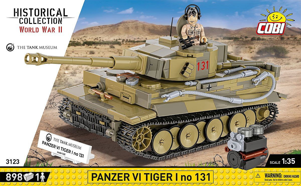 COBI-3123 Panzer VI Tiger I no131 - The Tank Museum